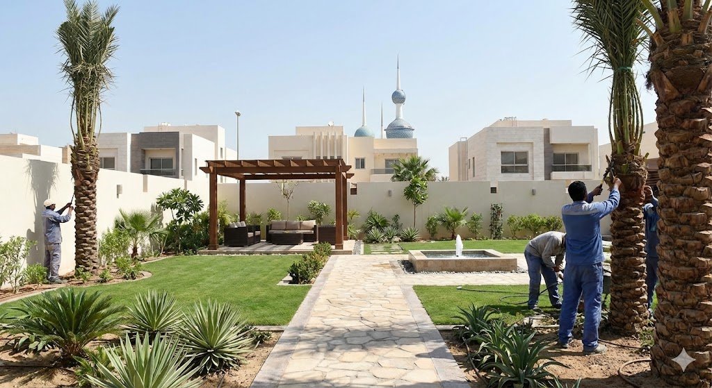 تنسيق حدائق فى الكويت