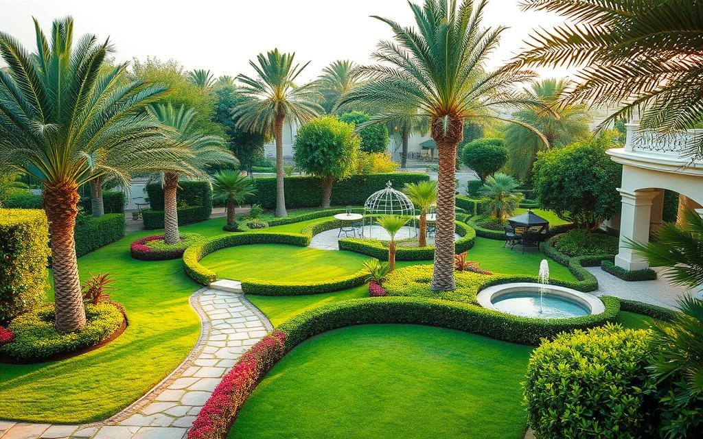 تنسيق حدائق صباح السالم فى الكويت