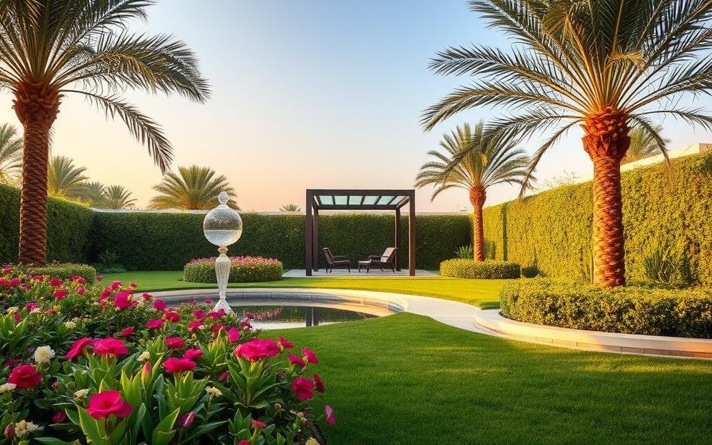 تنسيق حدائق مبارك الكبير بالكويت
