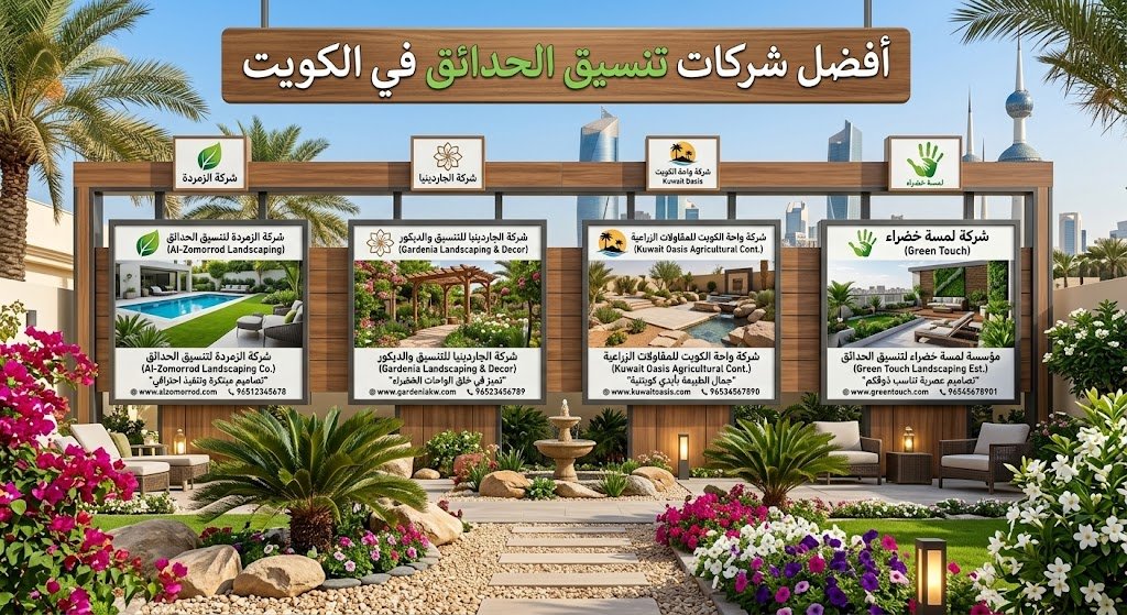 افضل شركات تنسيق الحدائق بالكويت