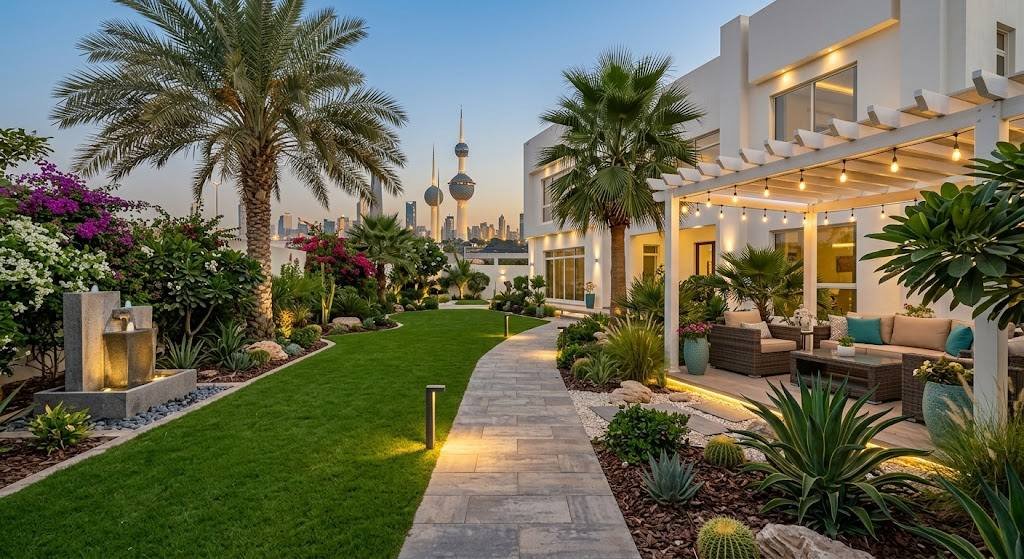 تنسيق حدائق منزلية الكويت