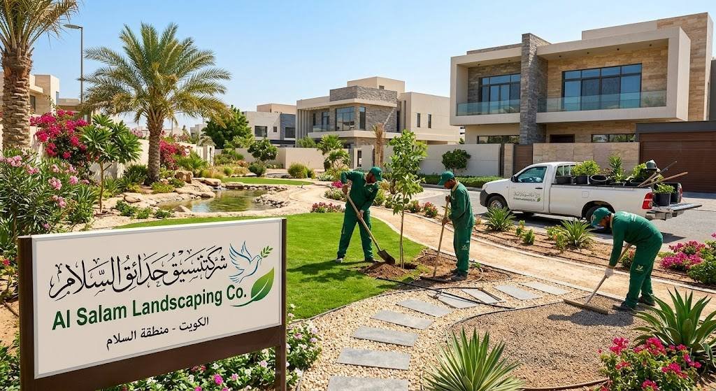 شركة تنسيق حدائق السلام فى الكويت