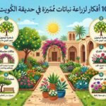 10 أفكار لزراعة نباتات مميزة في حديقة الكويت
