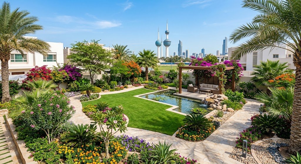 تنسيق حدائق السره بالكويت لتقديم أفضل خدمات تصميم وتنسيق الحدائق باحترافية وإبداع